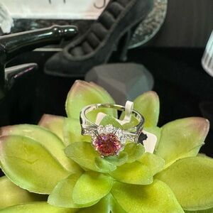 1CT Tangerine 🍊 Blooming Gemstone Ring